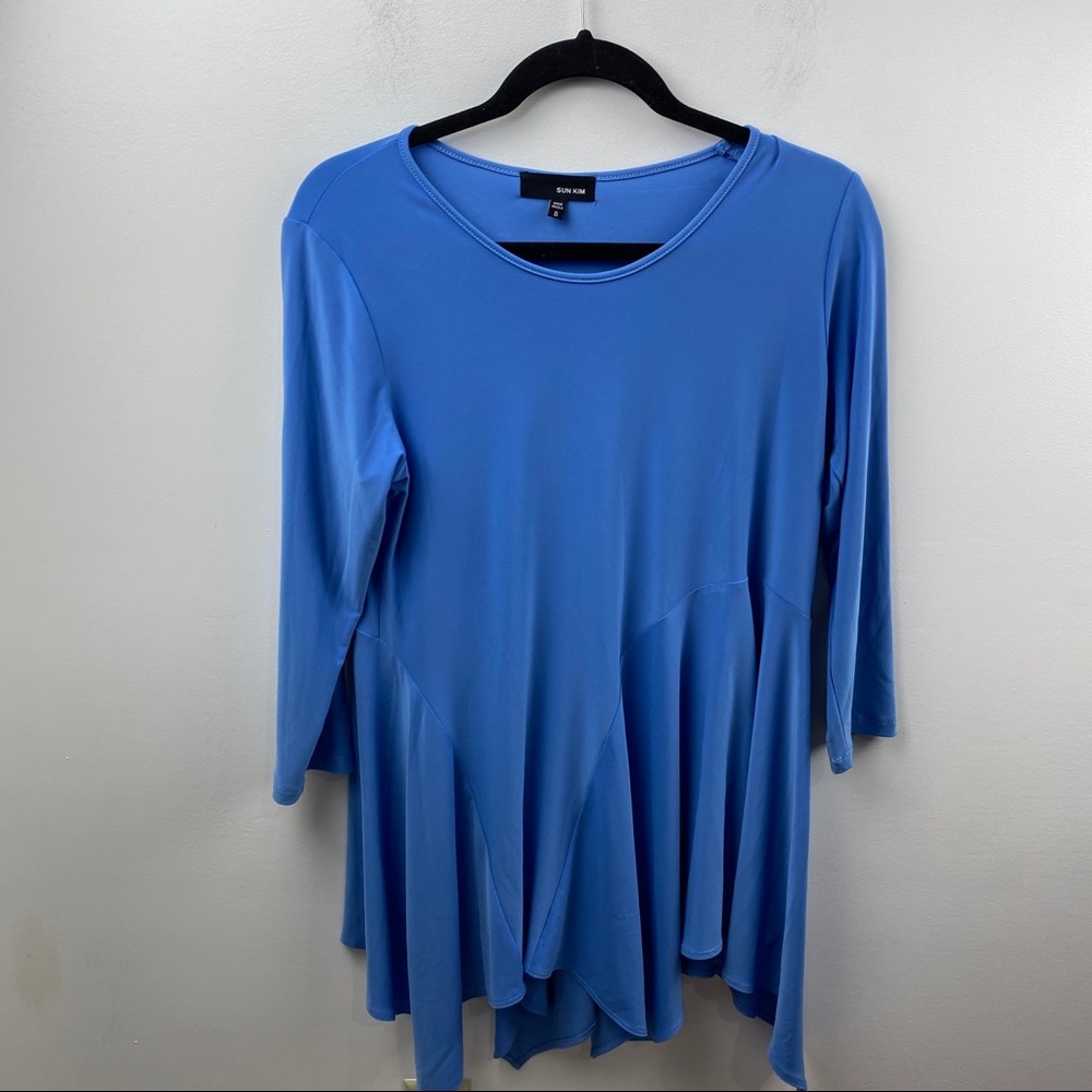 sunkim tunic long top rounded neck